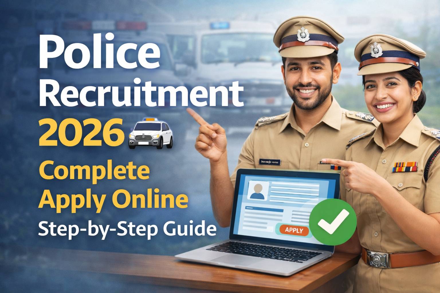 Police Recruitment 2026 🚔 Complete Apply Online Step-by-Step Guide